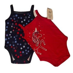 Garanimals Girls, Print Cami Set Unicorn Star 12mos., NWT , #IC001